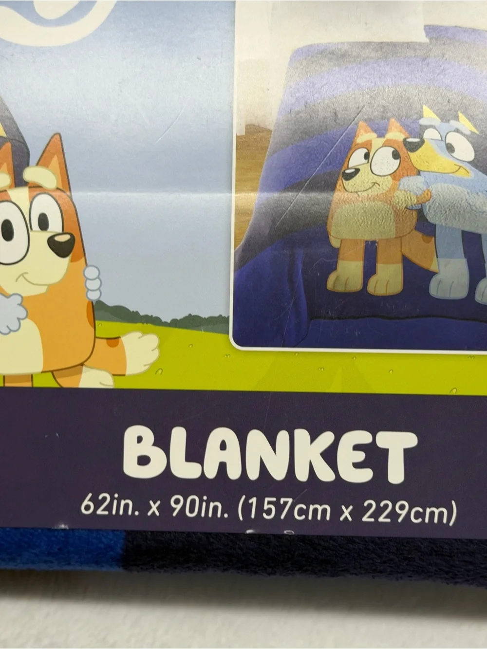 Bluey Blanket Twin Full Size Kids Soft Plush Throw 62x90